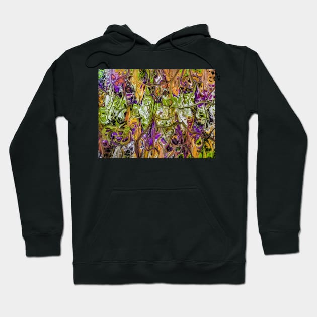 Halloween Colors Abstract Hoodie by Klssaginaw